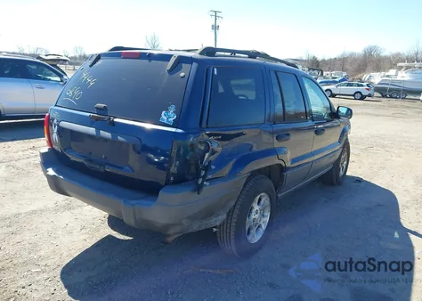 2001 Jeep Grand Cherokee Laredo из США, поврежденный, VIN 1J4GW48S91C593362